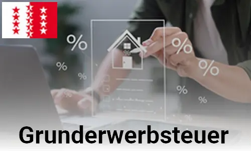 Wie hoch ist die Grunderwerbsteuer im Kanton Wallis in der Schweiz?