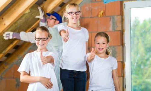 Prêt hypothécaire pour une rénovation énergétique : même les enfants sont contents